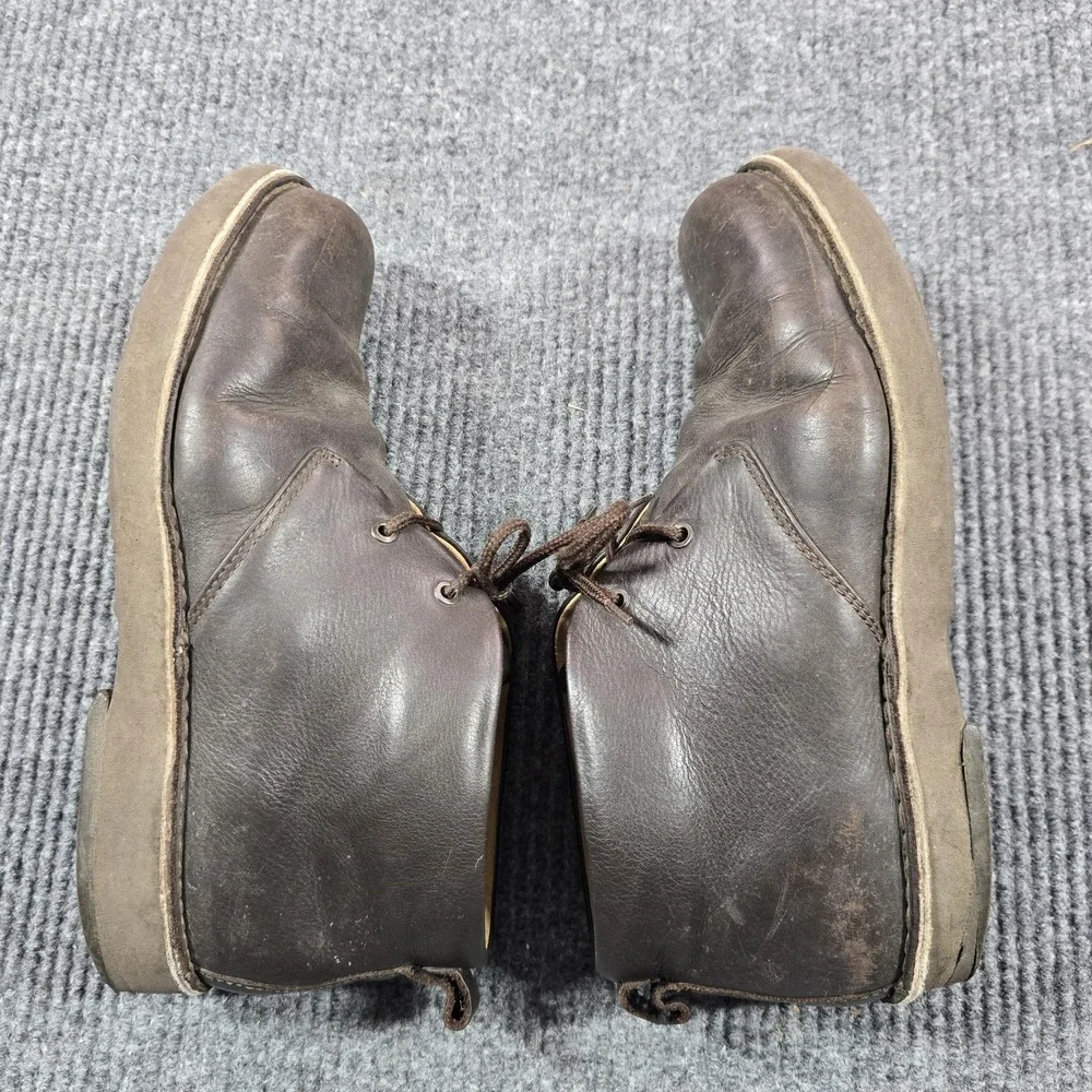 Samuel Hubbard Chukka Boots Mens Size 11 Brown Leather Vibram Sole M1400-009‎